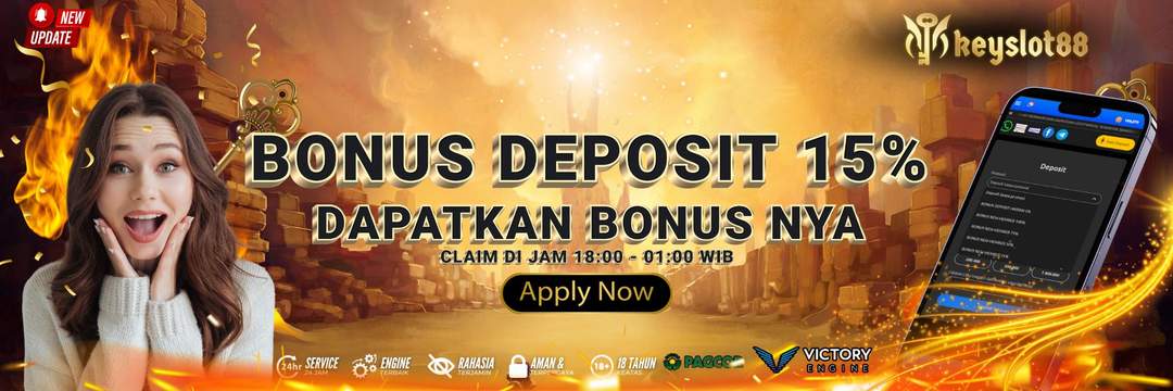 BONUS DEPOSIT 15%